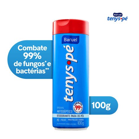 Desodorante Em Pó Para Pés Tenys Pé Baruel Original 100g
