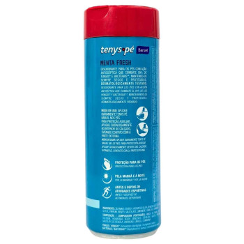 Talco em Pó Para os Pés Antisséptico Menta Fresh Tenys Pé Baruel 100g