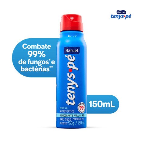 Desodorante Jato Seco Para Os Pés Tenys Pé Baruel Original 150ml