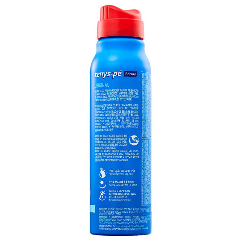 Desodorante Jato Seco Para Os Pés Tenys Pé Baruel Original 150ml