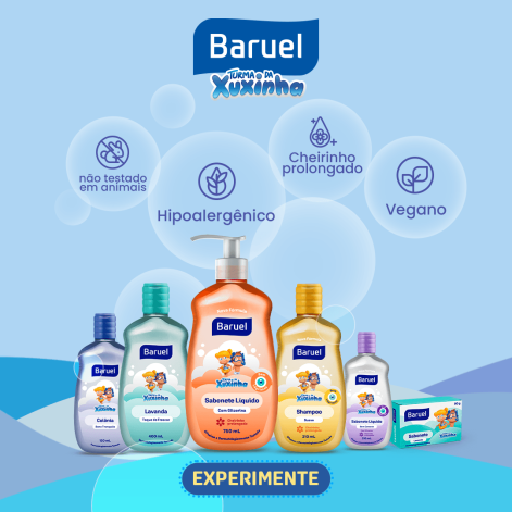 Shampoo Infantil Turma da Xuxinha Suave Sem Lágrimas 400ml