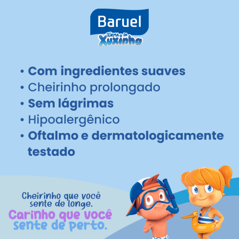 Shampoo Infantil Turma da Xuxinha Suave Sem Lágrimas 400ml