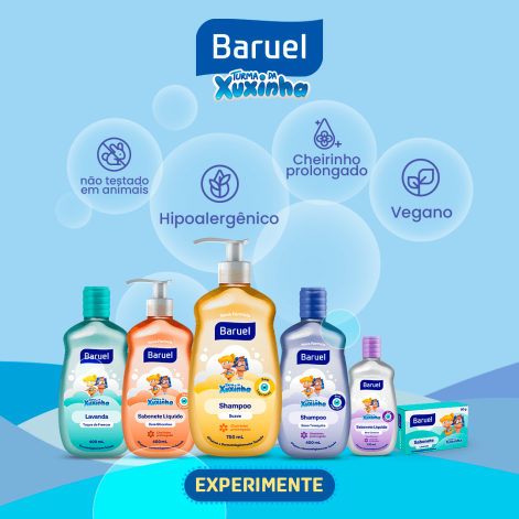 Sabonete Líquido Infantil Turma da Xuxinha Glicerina 400ml