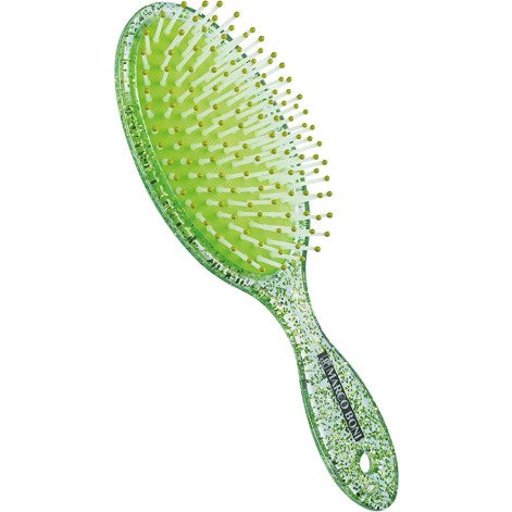 Escova de Cabelo Marco Boni Oval Glitter Nylon Pin 1 Unidade Cores Sortidas