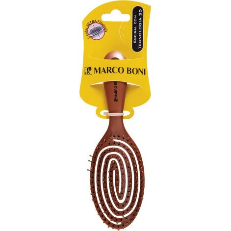 Escova de Cabelo Espiral de Bolsa Marco Boni Cor Sortida 1 Unidade