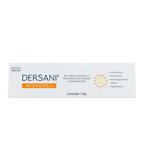 Gel Para Curativos Dersani Hidrogel Feridas e Queimadura 150g