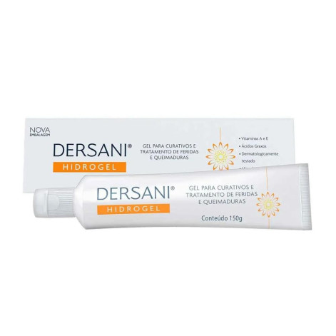 Gel Para Curativos Dersani Hidrogel Feridas e Queimadura 150g