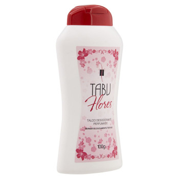Talco Desodorante Tabu Flores 100G