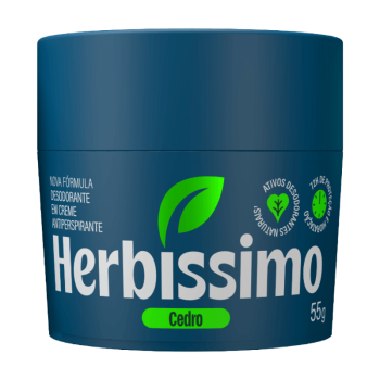 Desodorante Antitranspirante Creme Herbissimo 55G Bio Cedro