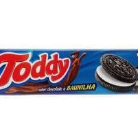 Biscoito sabor chocolate com recheio de baunilha 100g - Toddy Biscoito sabor chocolate com recheio de baunilha 100g - Toddy