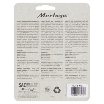Merheje Basic Kit Manicure Elite Rosa Alicate + Pinca + Tesoura + Espatula