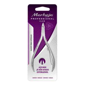 Alicate Para Cutículas Merheje Com 1 Unidade Alicate Para Cutículas Merheje Com 1 Unidade
