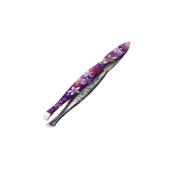 Pinça Depilatória com Ponta Reta Decorada Basic Merheje com 1 Unidades Pinça Depilatória com Ponta Reta Decorada Basic Merheje com 1 Unidades