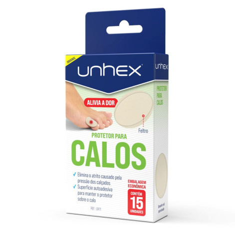 Protetor para Calos Unhex 15 Unidades