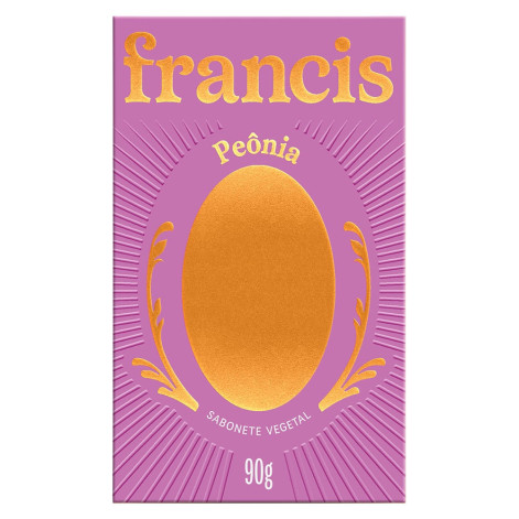 Sabonete Barra Francis Clássico Hidratante Rosa 90g