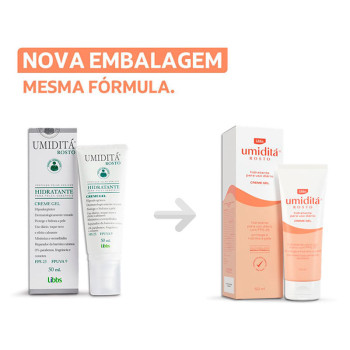 Creme Gel Hidratante Umiditá Rosto FPS 25 com 50ml