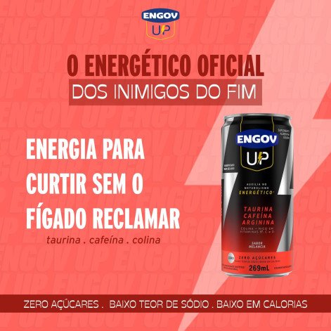 Energético Engov Up Melancia 269ml
