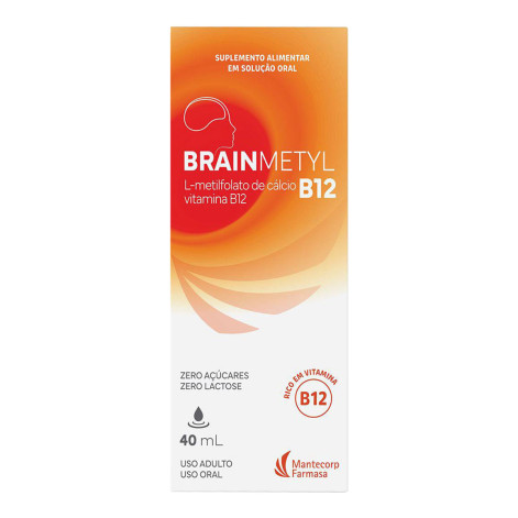 Suplemento Vitamínico Brainmetyl Vitamina B12 40ml Solução Oral Gotas