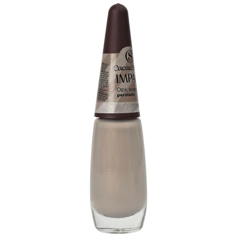 Esmalte Perolada Ops Acabou Cacau Show Blister Impala 7,5ml