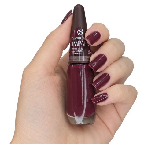 Esmalte Cremoso Vale Cada Mordida Cacau Show Blister Impala 7,5ml