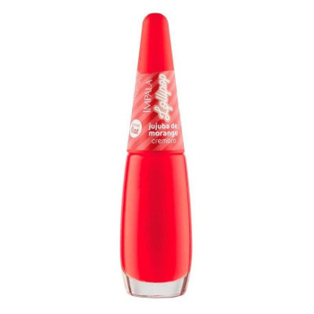Esmalte Cremoso Impala Jujuba de Morango 7,5ml Esmalte Cremoso Impala Jujuba de Morango 7,5ml