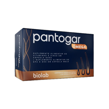 Suplemento Alimentar Pantogar Ômega 90 Cápsulas