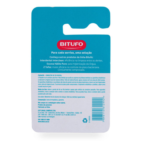 Passa Fio Dental Bitufo Way 1Un