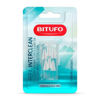 Escova Interdental Bitufo Interclean 6 Unidades Refil