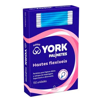 Hastes Flexíveis de Algodão Palinetes York 150 unidades