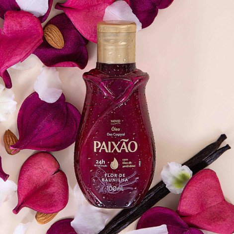 Óleo Corporal Paixão Flor de Baunilha com Ação Desodorante 100ml