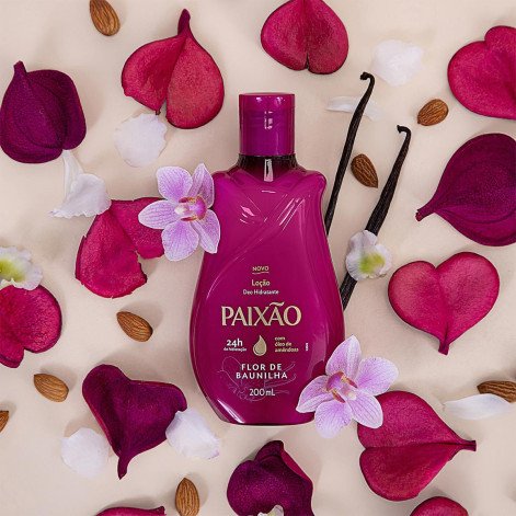 Loção Hidratante Paixão Flor de Baunilha 200ml Loção Hidratante Paixão Flor de Baunilha 200ml