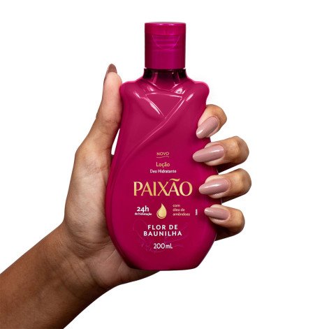 Loção Hidratante Paixão Flor de Baunilha 200ml Loção Hidratante Paixão Flor de Baunilha 200ml