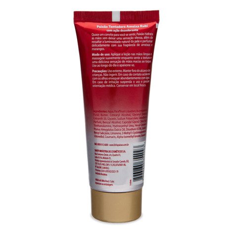 Loção Hidratante Paixão 75g Mãos Tentadora Ameixa