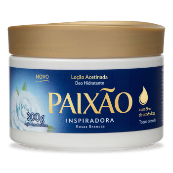 Loção Hidratante Paixão Inspiradora Rosas Brancas 300g