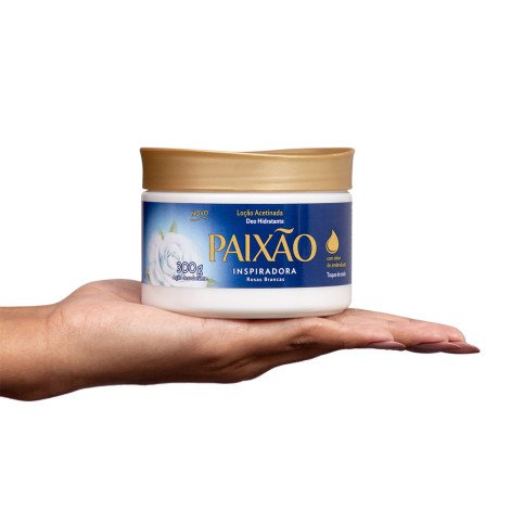 Loção Hidratante Paixão Inspiradora Rosas Brancas 300g
