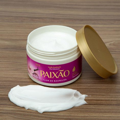 Loção Acetinada Paixão Hidratante Flor de Baunilha 300g