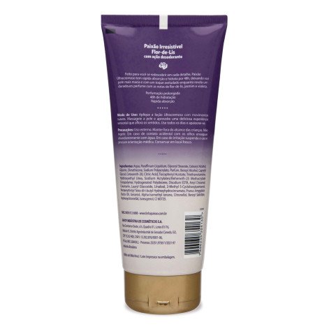Loção Hidratante Paixão Ultracremosa Irresistível Flor de Lis 200ml