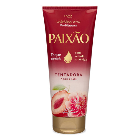 Loção Hidratante Paixão Tentadora Ameixa e Rubi Ultracremosa 200ml