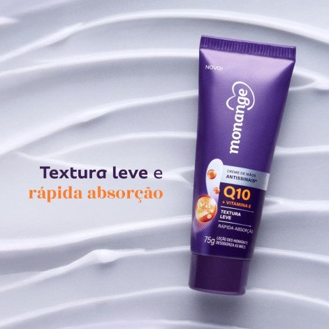 Loção Hidratante Mãos Monange Antissinais Q10 com Vitamina E 75g