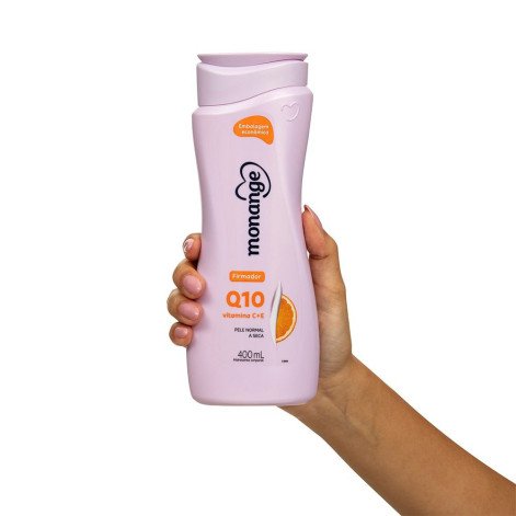 Hidratante Corporal Firmador Monange Q10 Vitamina C + E Pele Normal a Seca 400ml