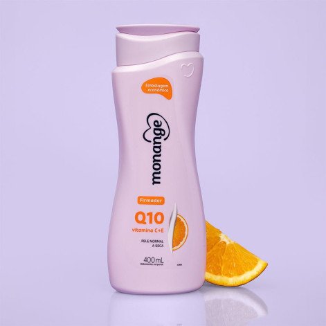 Hidratante Corporal Firmador Monange Q10 Vitamina C + E Pele Normal a Seca 400ml