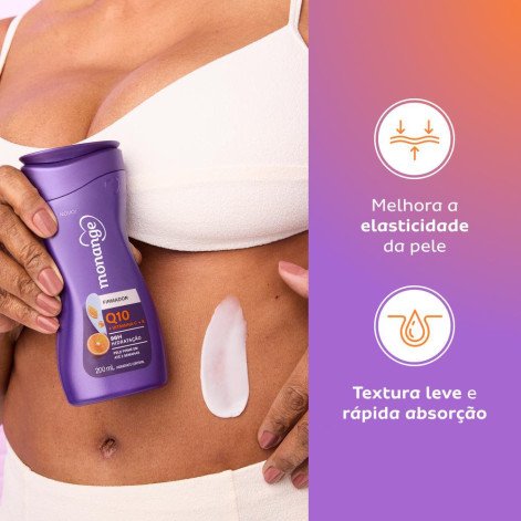 Hidratante Corporal Firmador Monange Q10 Vitamina C + E Pele Extrasseca 400ml