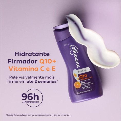Hidratante Corporal Firmador Monange Q10 Vitamina C + E Pele Extrasseca 400ml