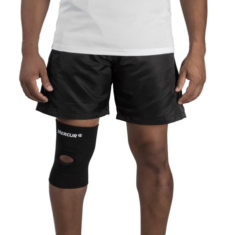 Joelheira Esporte com Orifício Mercur Tamanho M Preto com 1 Unidade Joelheira Esporte com Orifício Mercur Tamanho M Preto com 1 Unidade