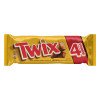 Bombom Twix Chocolate com Biscoito e Caramelo com 4 barras 80g