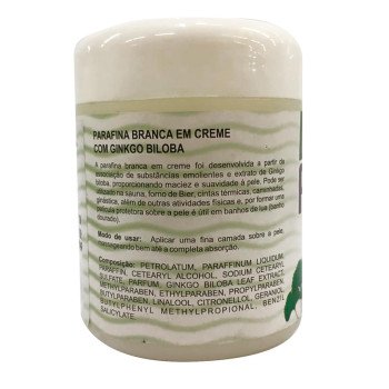 Parafina Amazon Ervas Branca com Ginkgo Biloba 100g