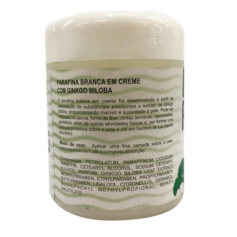 Parafina Amazon Ervas Branca com Ginkgo Biloba 100g