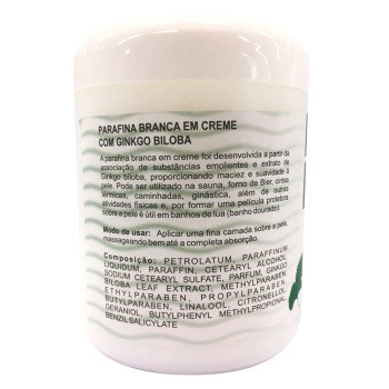 Parafina Amazon Ervas Branca com Ginkgo Biloba 250g