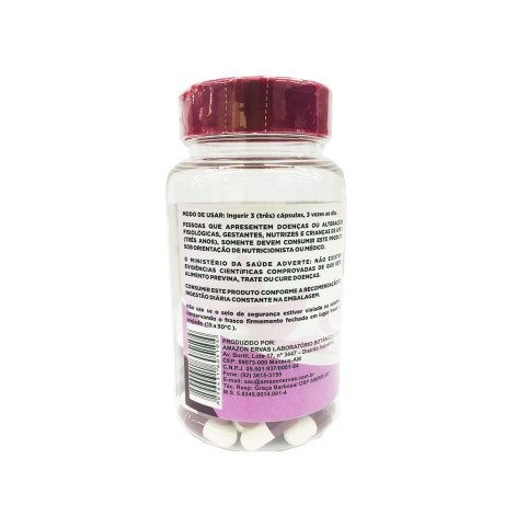 Alimento Nutricional E Funcional Amazon Ervas Colágeno Colagemax 60 Cápsulas 300mg
