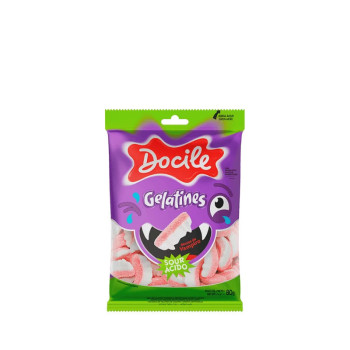 Bala Gelatines Dentes Citricos 80g Docile